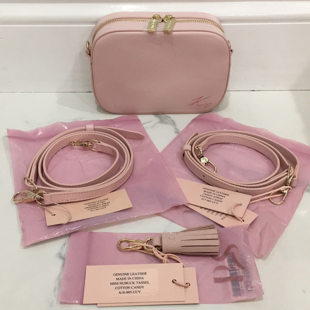Pop & Suki - K Leather Camera Bag With Tassel - Picture 2 of 8